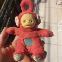 Peluche personaggio teletubbies po rosso vintage