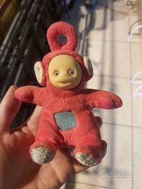 Peluche personaggio teletubbies po rosso vintage