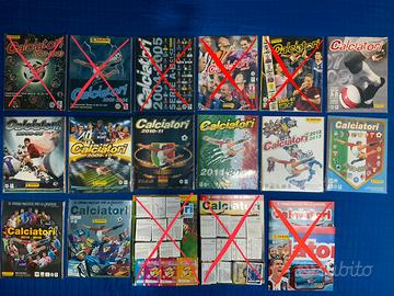 Set Completo Album Figurine Calciatori Panini