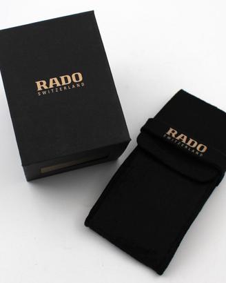 Rado Custodia Porta Orologi Pochette Tessuto Nero