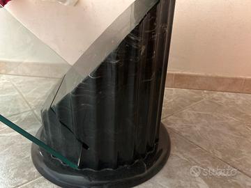 Tavolino da soggiorno in cristallo