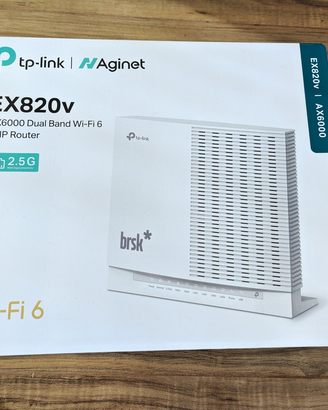 Router TP-Link EX820v Wi-Fi 6 WAN 2,5 Gbps NUOVO!!
