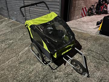 Rimorchio bici per bambini