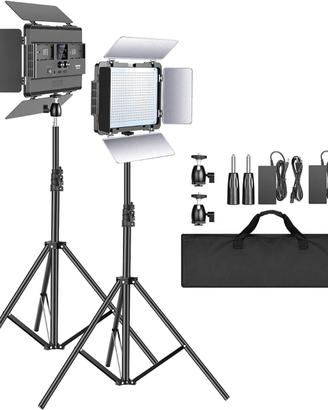 KIT ILLUMINAZIONE LUCI FOTOGRAFIA STUDIO NEEWER
