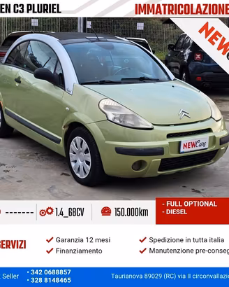 Citroen C3 Pluriel 1.4 HDi 70CV Exclusive