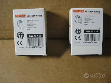 DUE INT. AUT. Magnet. Gewiss 20436 (NUOVI)