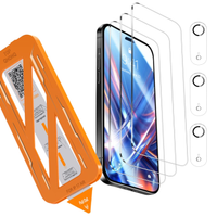 Vetro temperato iphone air 3 pz più 3 pezzi camera