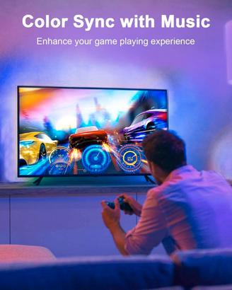 Striscia LED TV 3 m, Striscia luminosa RGB
