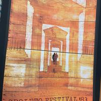manifesto Festival Spoleto anno 1983