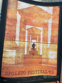 manifesto Festival Spoleto anno 1983