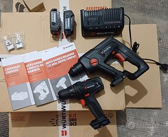 WURTH AVVITATORE + TRAPANO TASSELLATORE 12V