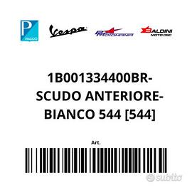 1B001334400BR- SCUDO ANTERIORE- BIANCO 544
