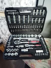 set 108 chiavi bussola con cricchetto 