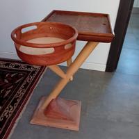 Comodino/tavolino vintage artigianale