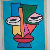 QUADRO ORIGINALE DIPINTO A MANO SU TELA 50x40 
