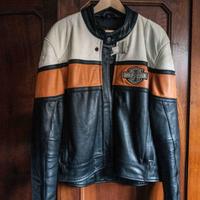giacca di pelle harley davidson mai usata