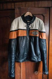giacca di pelle harley davidson mai usata