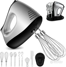 Sbattitore Elettrico 500W con 9 Accessori