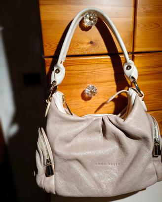 Borsa Coccinelle  in pelle beige chiaro