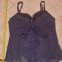 Corsetto viola scuro porpora Lormar
