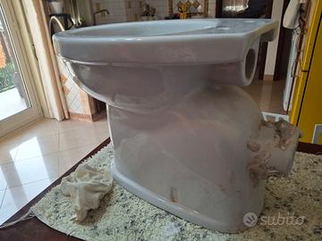 set Sanitari bagno completo in ceramica bianca 