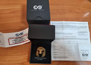 spartan ring by donato jewels bronzo e smalto