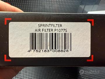 Filtro aria sportivo SprintFilter P1077S
