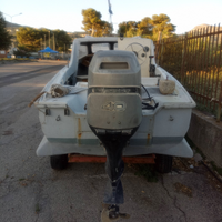 Lancia da pesca motoscafo semi cabinato