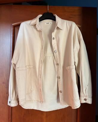 Giacca jeans modello camicia