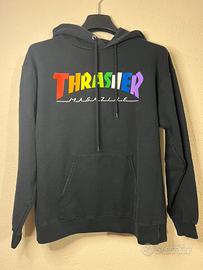 Felpa Thrasher logo arcobaleno