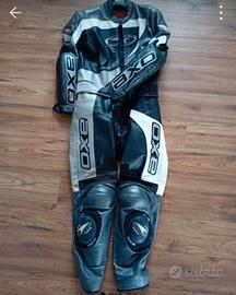 Tuta moto AXO in pelle, divisibile tagliaL