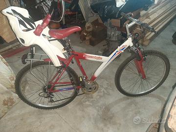 bici muntabike con sediolono per bambini