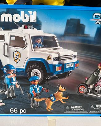 Set Playmobil City Action portavalor