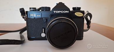 Fotocamera Topcon RE-300–Reflex Analogica+Obiettiv