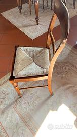 Sedia morellato in legno ciliegio