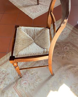 Sedia morellato in legno ciliegio