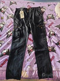 pantaloni cargo neri/dark blue per uomo e donna