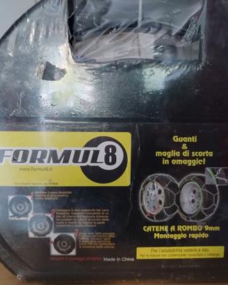 Catene da neve 9mm Formul8 Gruppo 6 - NUOVE SIGILL