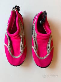 Scarpe da scoglio/mare fucsia n33
