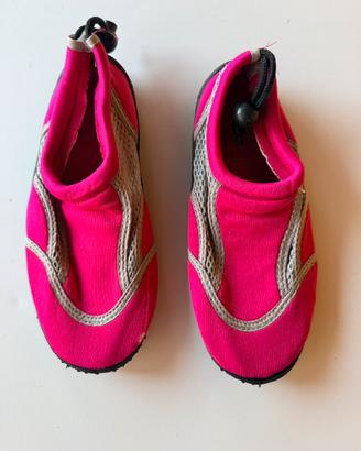 Scarpe da scoglio/mare fucsia n33