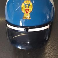 casco polizia stradale vintage 