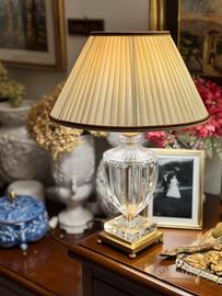 Lampada liberty in cristalo