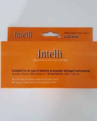 accordatore intelli per chitarra e basso 
