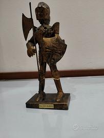 statuetta cavaliere con armatura san marino