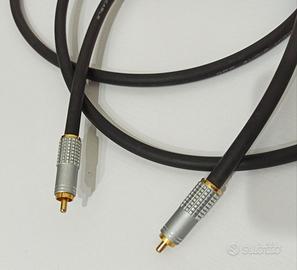 Coppia cavi RCA OFC HI-END AUDIOPHILE SEZIONE 10mm