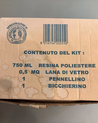 Kit riparazione vetroresina