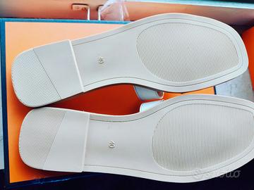 sandali bassi donna in pelle taglia 40 