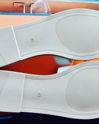 sandali bassi donna in pelle taglia 40 