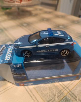 Giulietta Alfa Romeo Polizia Burago con scatola