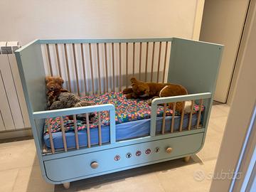 Lettino Bambini Ikea Myllra + materasso